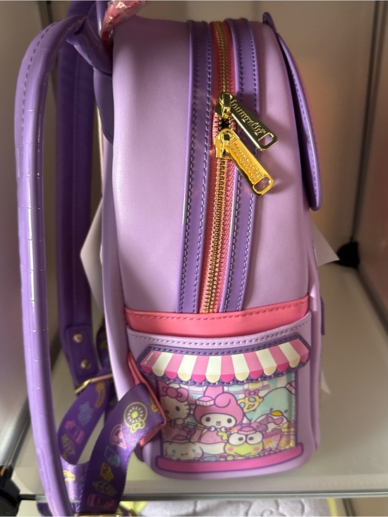 girls purple mini backpack 4Pcs Sequin Acer Sling Laptop Messenger Hook Size:12/0 7691S Charming and practical bundle-sale-accessory